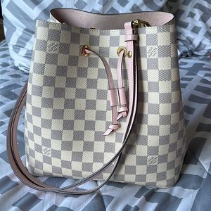 Louis Vuitton Neonoe Damien Azur Rose Ballerine